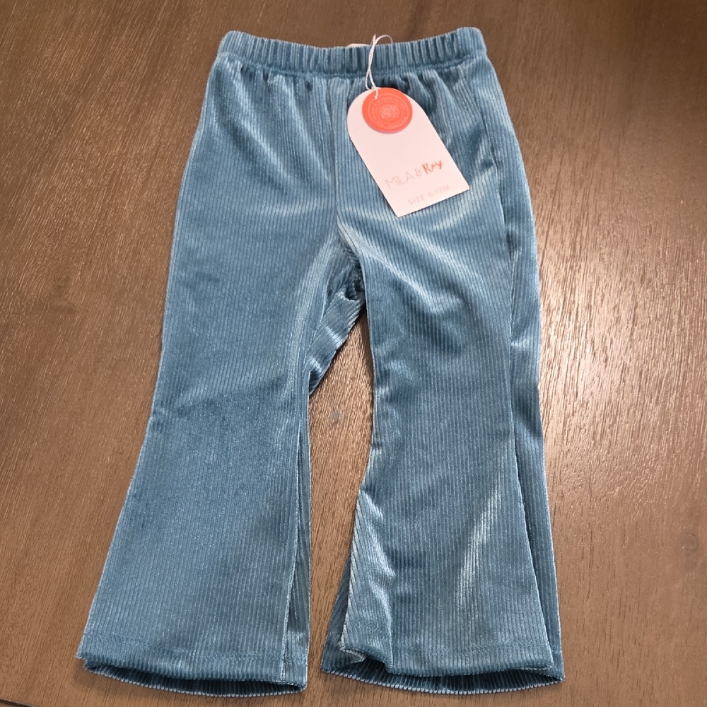 Stylish Kids Evergreen Christmas Ribbed Leggings